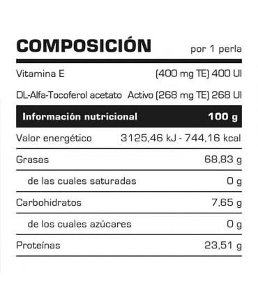 VITAMINA E-400 - 60 PERLAS