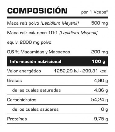 MACA ANDINA 2500 - 60 VCAPS.