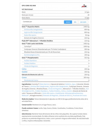 EPO-CORE VO2 MAX - 120 CAPS