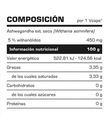 ASHWAGANDHA 60 CAPS.