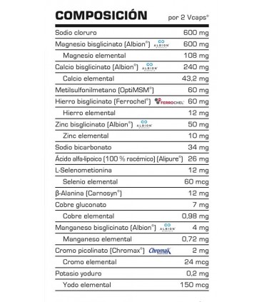 MINERAL COMPLEX - 60 CAPS.