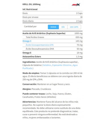 KRILL OIL 1000 MG - 60 CAPS
