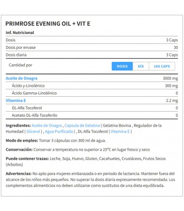 PRIMROSE EVENING OIL - 90 PERLAS