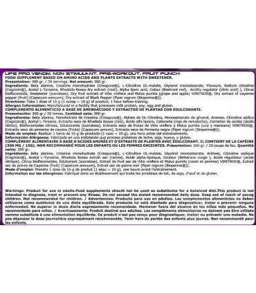 VENOM NON STIMULANT - 300G