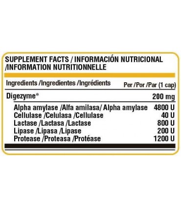 DIGEZYME 200MG - 120 VCAPS