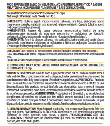 HYBRID MELATONIN - 90 VCAPS.