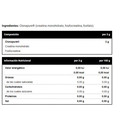 CREATINA CLONAPURE - 500G