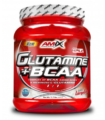 L-GLUTAMINE + BCAA - 500 GR